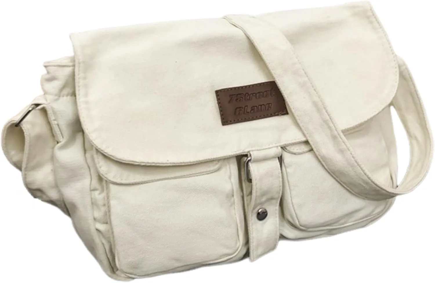 Vhitler Messenger Bag Canvas Crossbody Bag Grunge Y2k Bag Canvas Bag Trashy Y2k