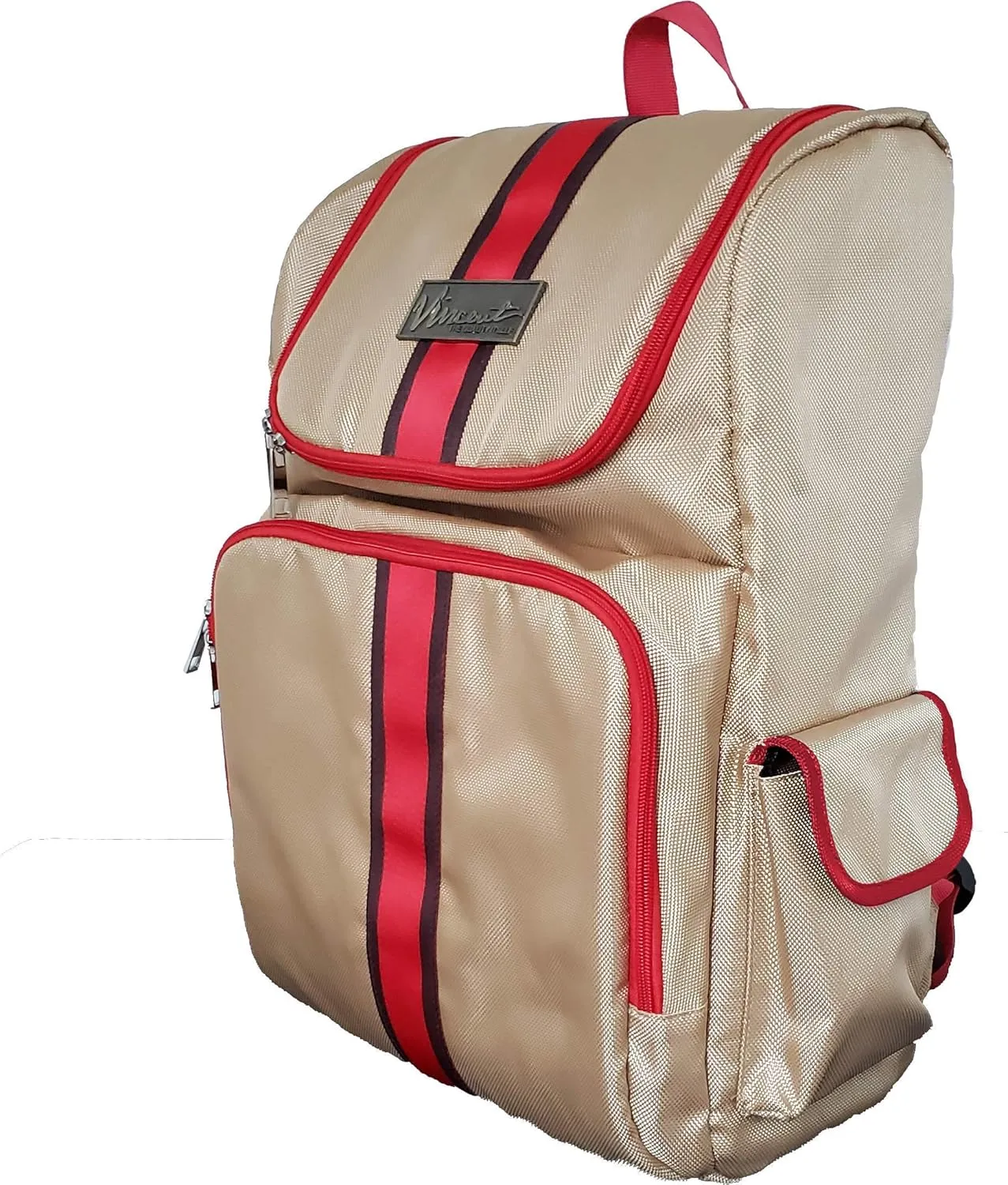 Vincent Master Backpack Travel Stylist Barber Bag (Beige)
