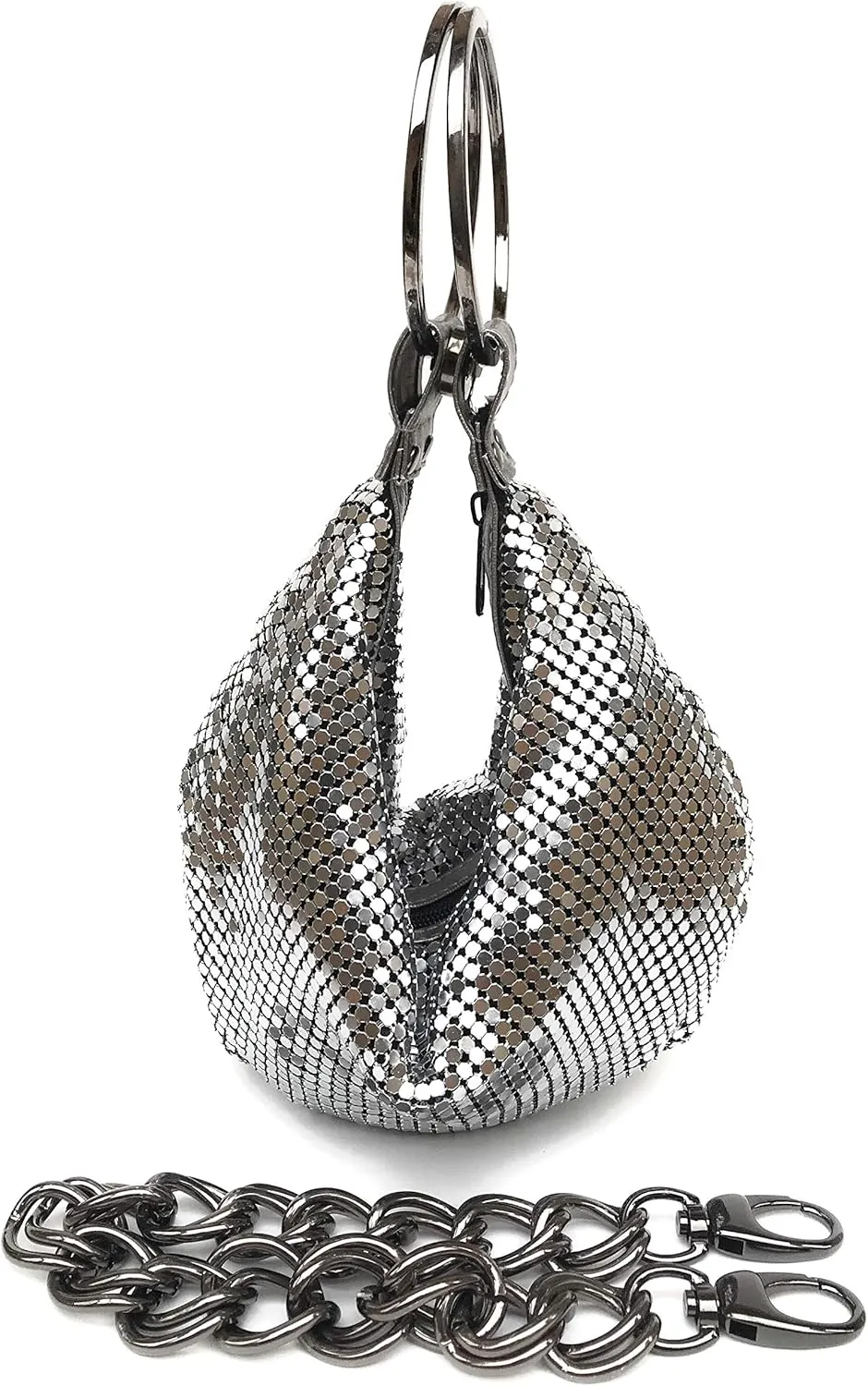 Vintage Evening Clutch Hobo Bag Wristlet Bucket Purse formal handbag for Party Wedding Prom Banquet