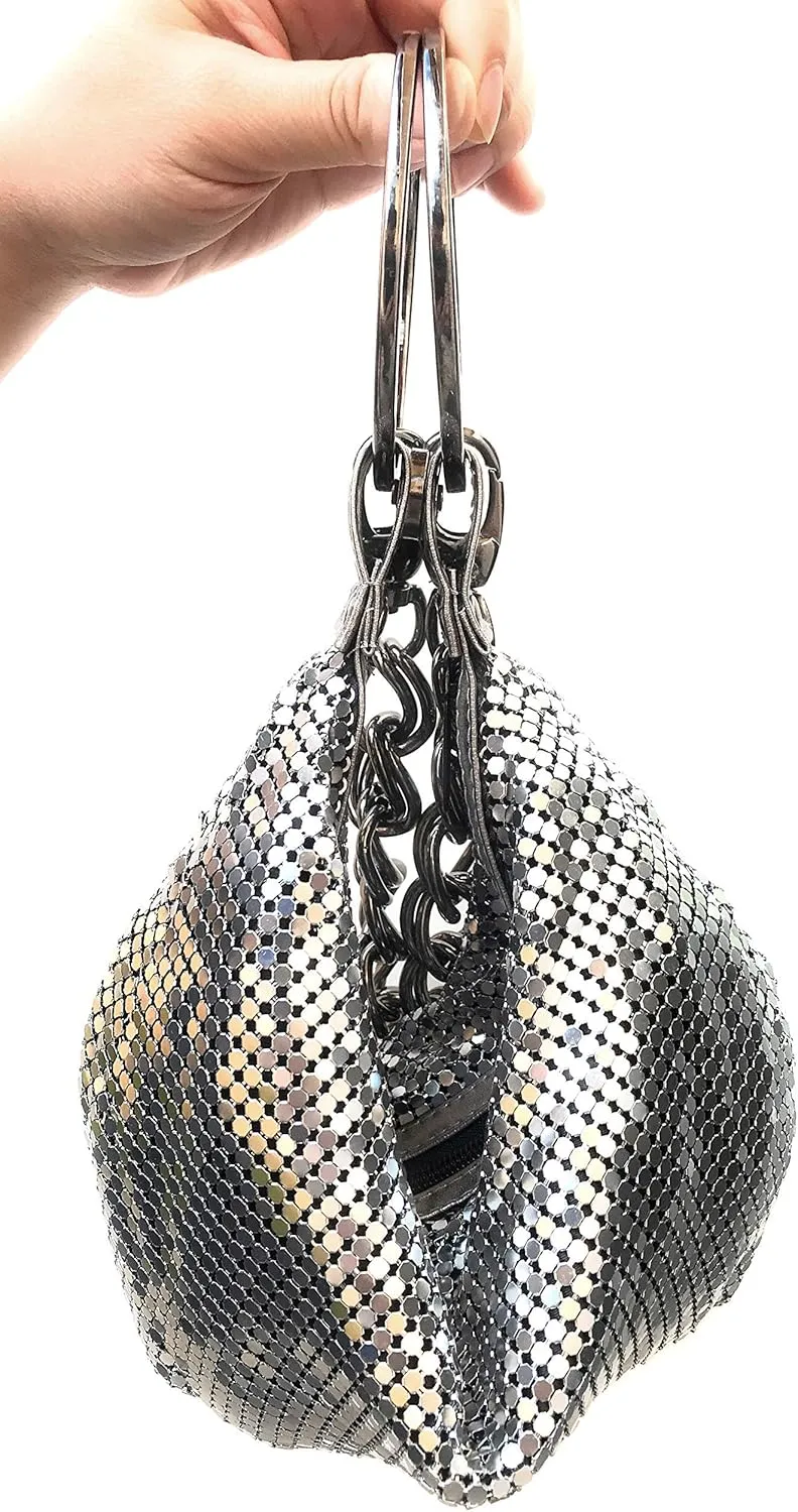 Vintage Evening Clutch Hobo Bag Wristlet Bucket Purse formal handbag for Party Wedding Prom Banquet
