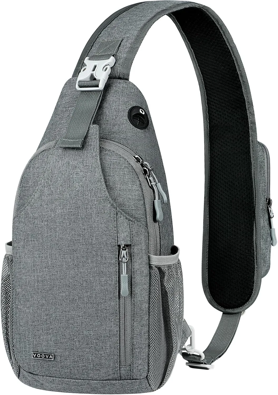 Voova Crossbody Sling Backpack Sling Bag for Men Women, Travel Hiking Chest Bag Daypack, Small over the Shoulder Backpack