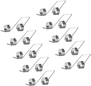 VOSAREA Replacement Torsional Spring for Garbage Bucket Lid 10pcs Trash Can Flip-flop Lid Spring