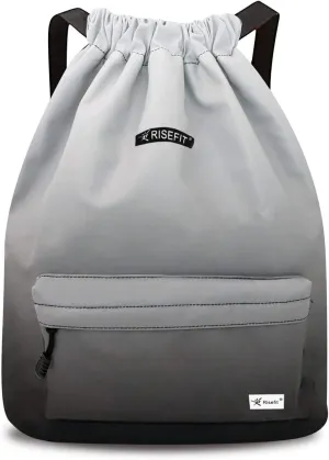 Waterproof Drawstring Bag, Gym Bag Sackpack Sports Beach Backpack for Men Women