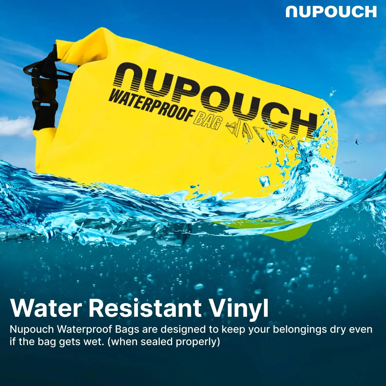 Waterproof Dry Bag for Camping, Beach, Kayaking, Boating & outdoor Activities