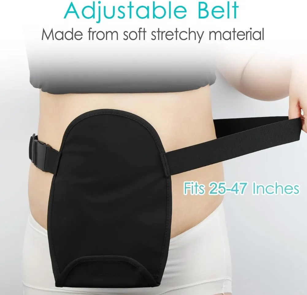 Waterproof Ostomy Bag Cover Belt Soft Adjustable Colostomy Bag Pouch Covers Washable Stoma Urostomy Ileostomy Protective Supplies Reusable Leak-proof Odour Masking Noise Reduction Shower Guard