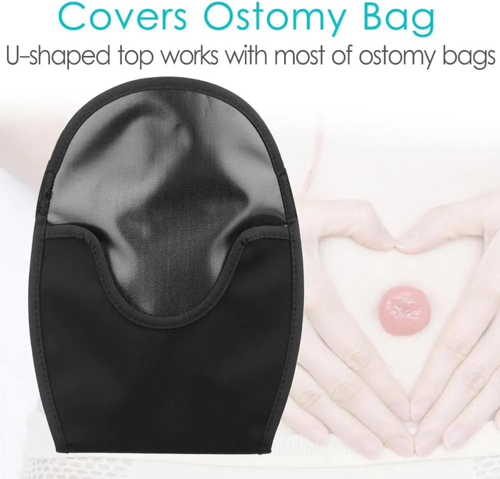 Waterproof Ostomy Bag Cover Belt Soft Adjustable Colostomy Bag Pouch Covers Washable Stoma Urostomy Ileostomy Protective Supplies Reusable Leak-proof Odour Masking Noise Reduction Shower Guard