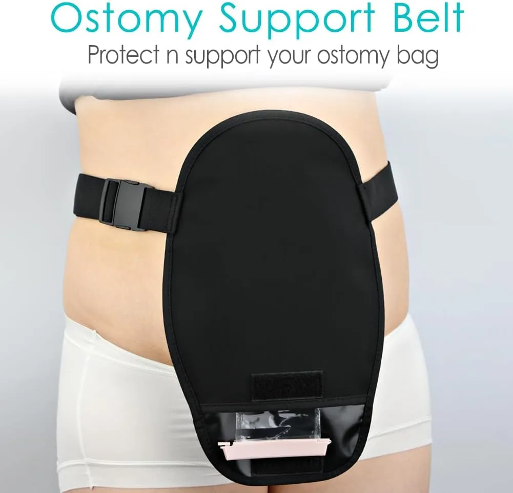 Waterproof Ostomy Bag Cover Belt Soft Adjustable Colostomy Bag Pouch Covers Washable Stoma Urostomy Ileostomy Protective Supplies Reusable Leak-proof Odour Masking Noise Reduction Shower Guard