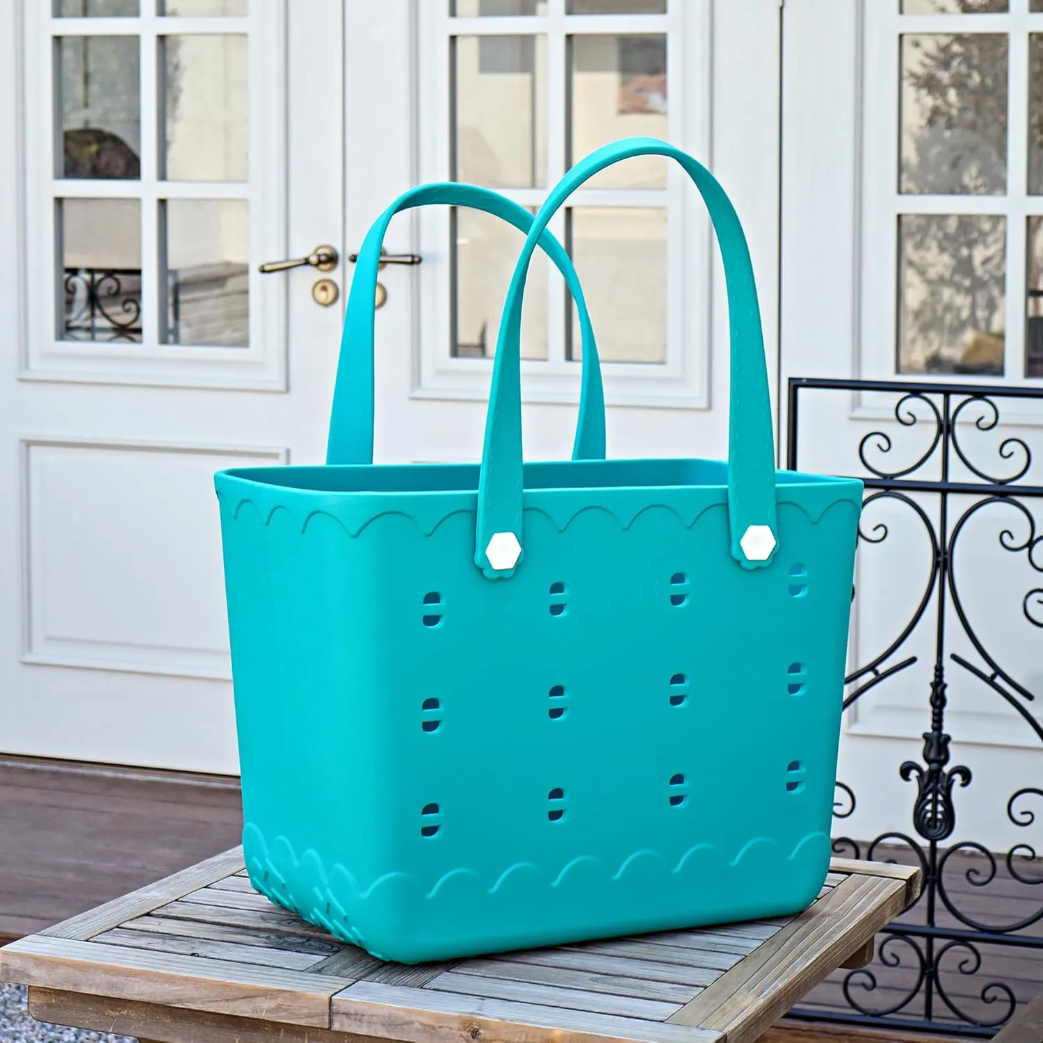 Waterproof Tote Bag for Beach, Pool, Boat.Lightweight Waterproof Washable Durable All Purpose Outdoor Tote Bag.