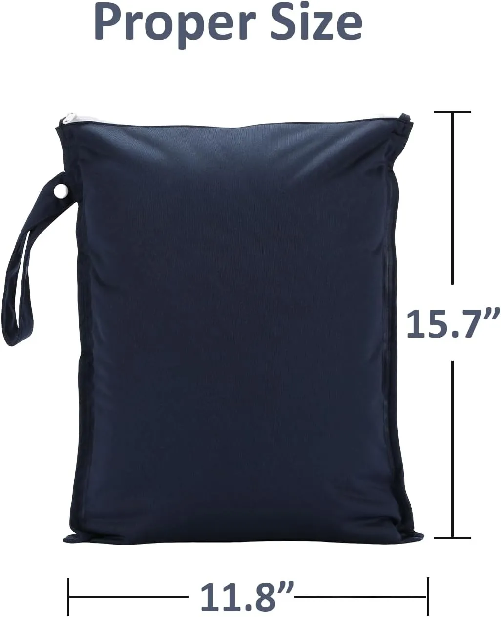 Waterproof Wet Dry Bag 2 Pack for Travel, Baby Cloth Diapers, Swimsuit, Pump Parts, Pool, Gym Clothes, Toiletry, Strap to Stroller, Daycare,Food Storage and Wet Clothes 2UP02
