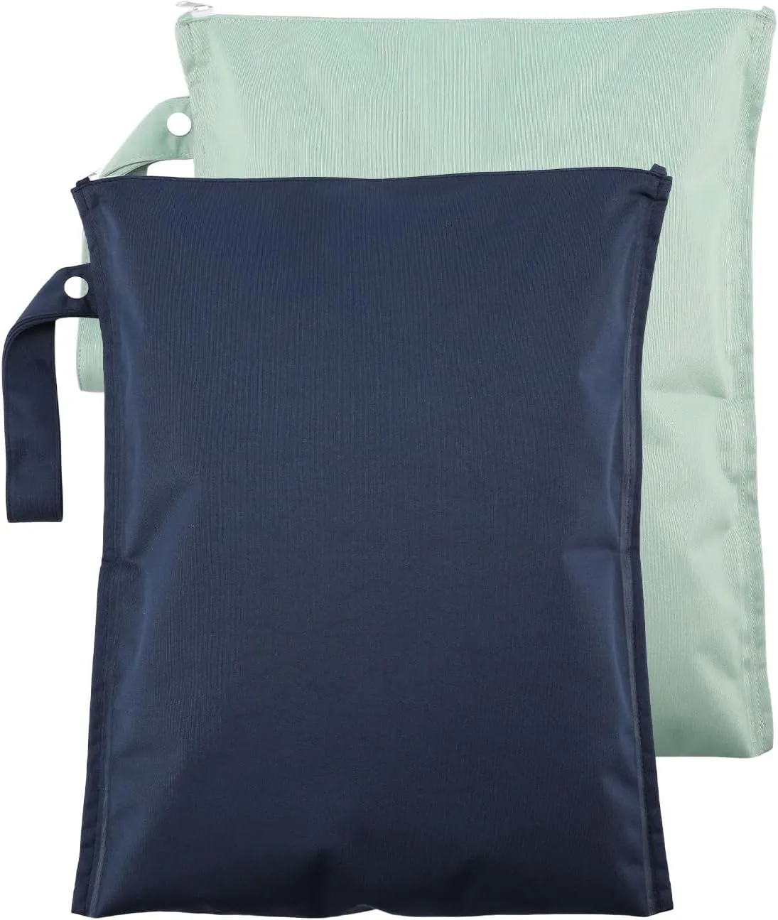 Waterproof Wet Dry Bag 2 Pack for Travel, Baby Cloth Diapers, Swimsuit, Pump Parts, Pool, Gym Clothes, Toiletry, Strap to Stroller, Daycare,Food Storage and Wet Clothes 2UP02