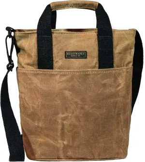 Waxed Canvas Crossbody Bag/Book Tote/Messenger/Canvas Travel Bag
