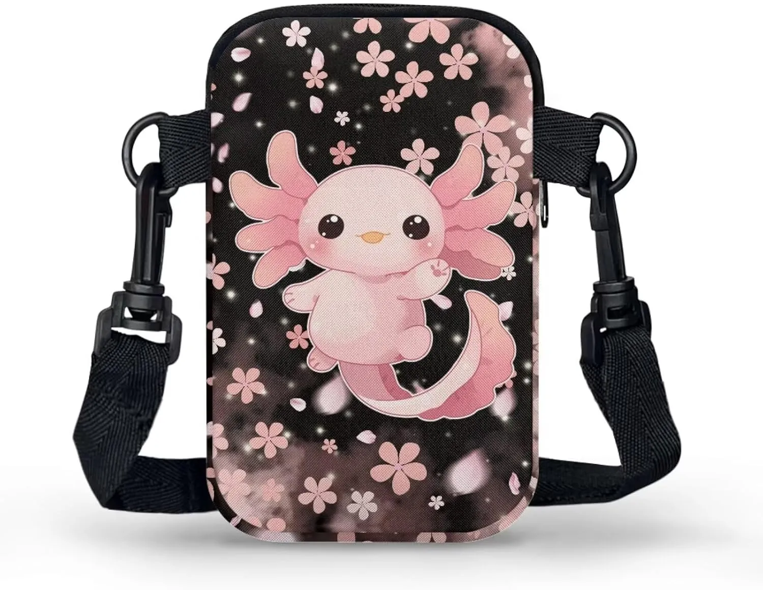 WELLFLYHOM Cell Phone Purse Women Crossbody Bag Canvas Messenger Pouch Travel Wallet