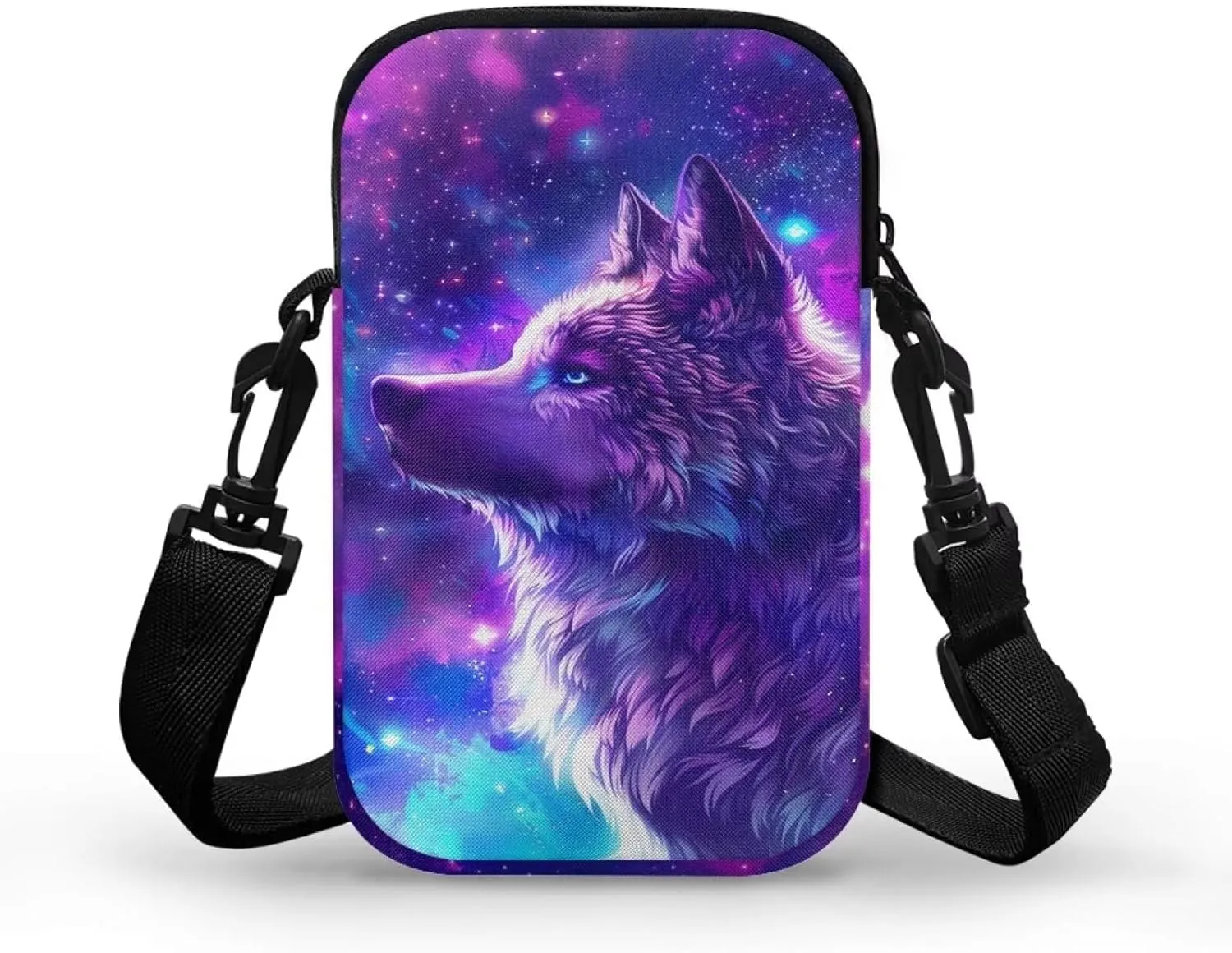 WELLFLYHOM Mini Crossbody Bag Phone Purses Wallet for Women Canvas Messenger Pouch