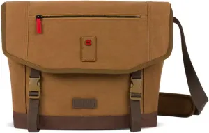 Wenger Corfe 16 inch Messenger Bag With Tablet Pocket- Camel