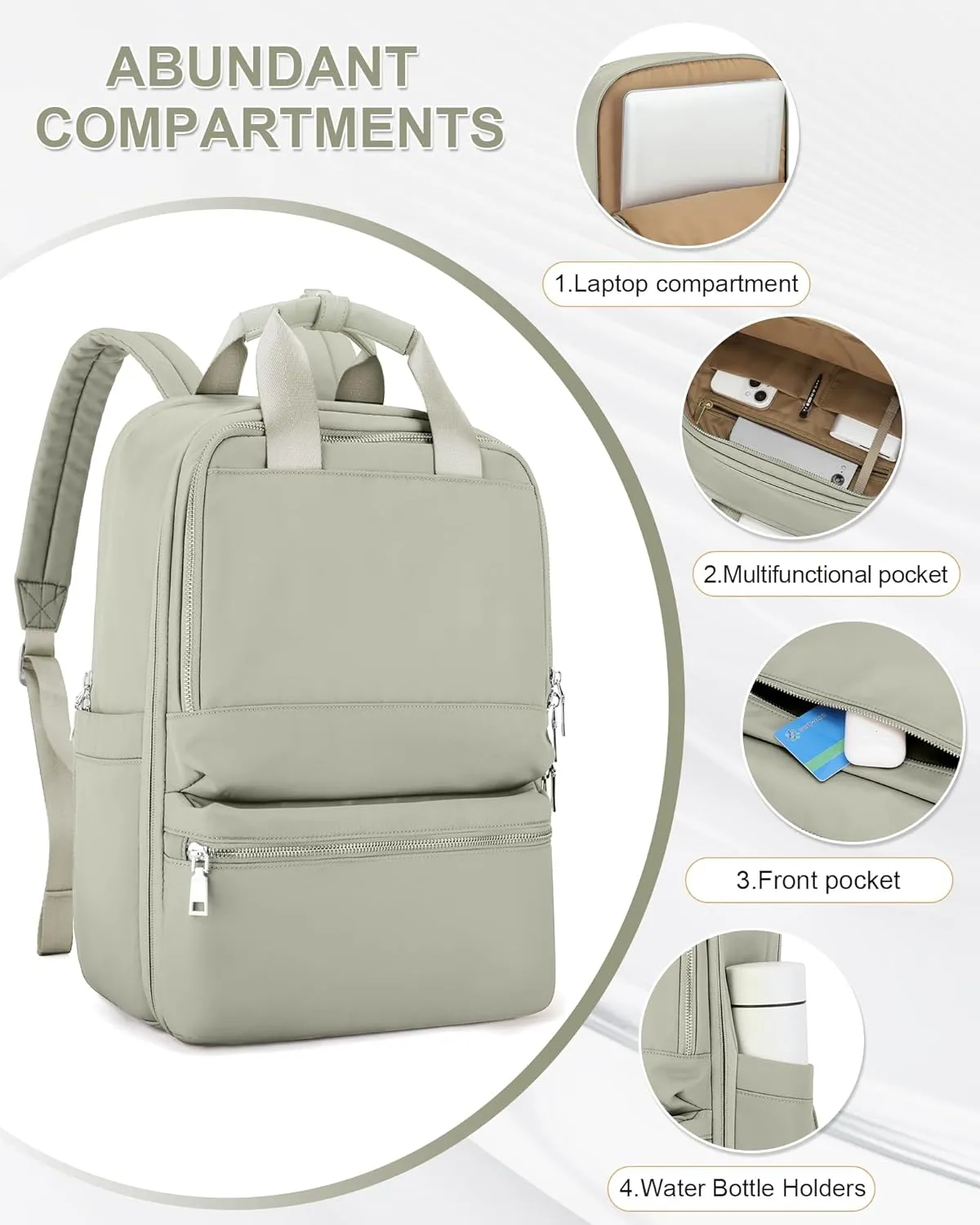 wepadre Small Travel Backpack Carry on Flight Approved Personal Item Travel Bag Carry on Backpack for Women Work Laptop Backpack for Traveling Carry on Luggage Mochila De Viaje