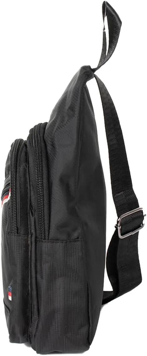 WESTEND Crossbody Canvas Sling Bag with Adjustable Strap-Travel Small Daypack