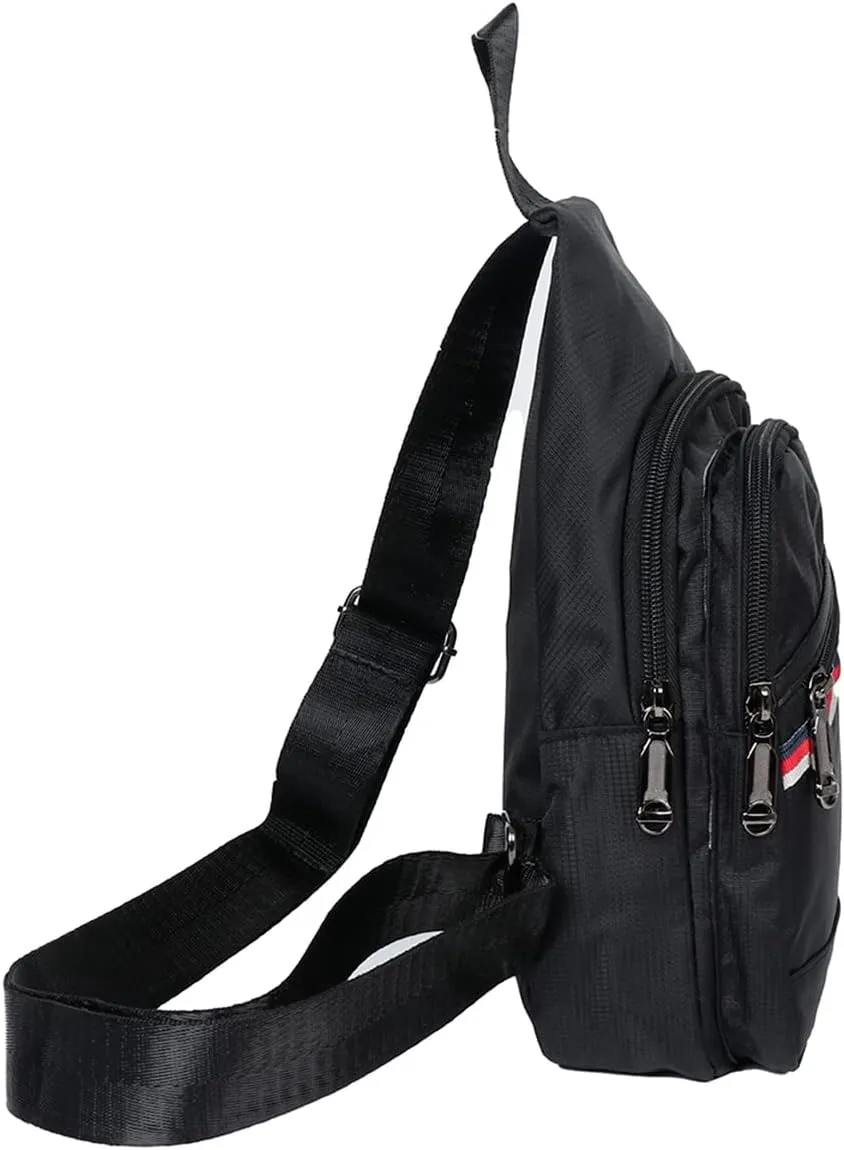 WESTEND Crossbody Canvas Sling Bag with Adjustable Strap-Travel Small Daypack