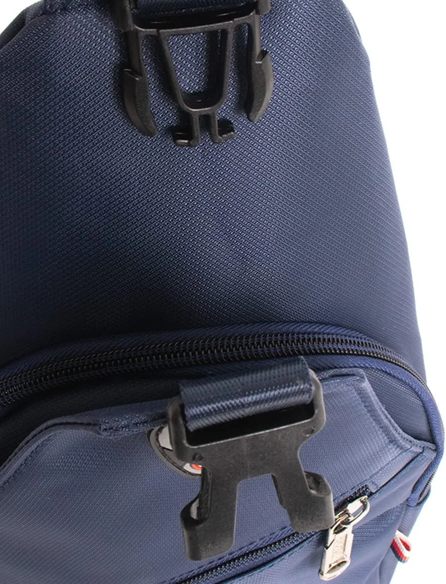 WESTEND Crossbody Sling Bag Backpack with Adjustable Strap for Men and Women, Navy