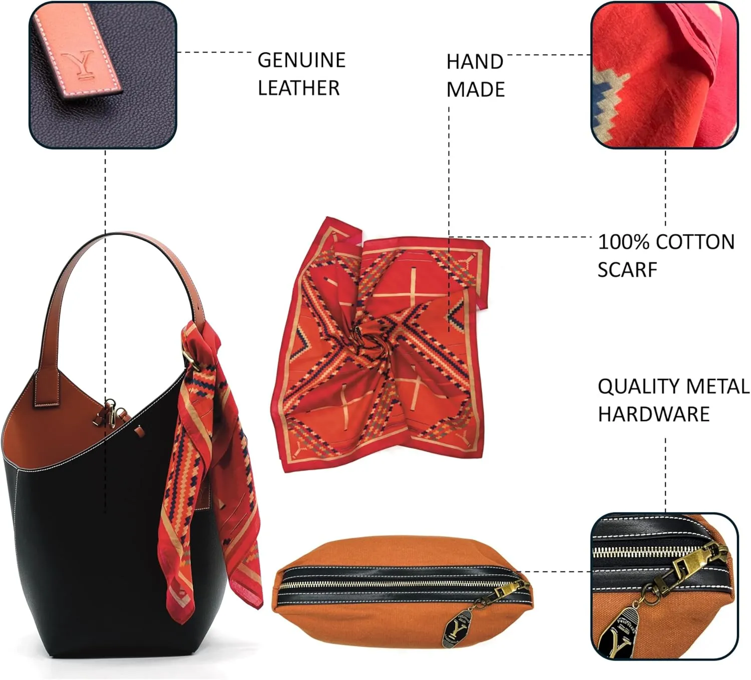 Western Bucket Bag