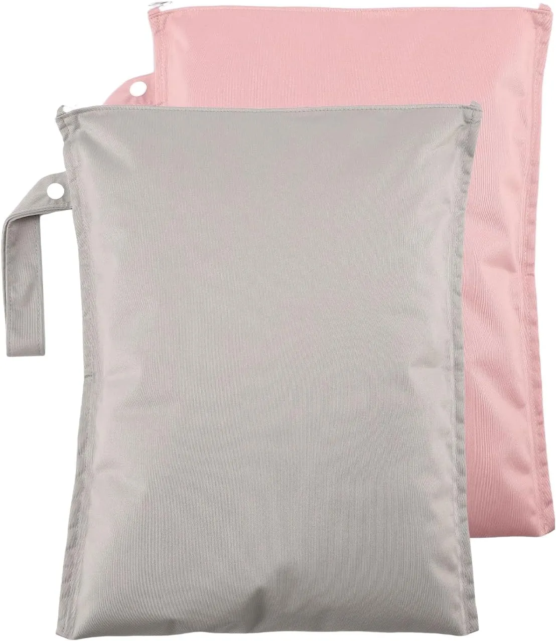 Wet Dry Bag 2 Pack, Waterproof Travel Bag for Baby Cloth Diapers, Swimsuit, Pump Parts, Pool, Gym Clothes, Toiletry, Strap to Stroller, Daycare,Food Storage and Wet Clothes 2UP01