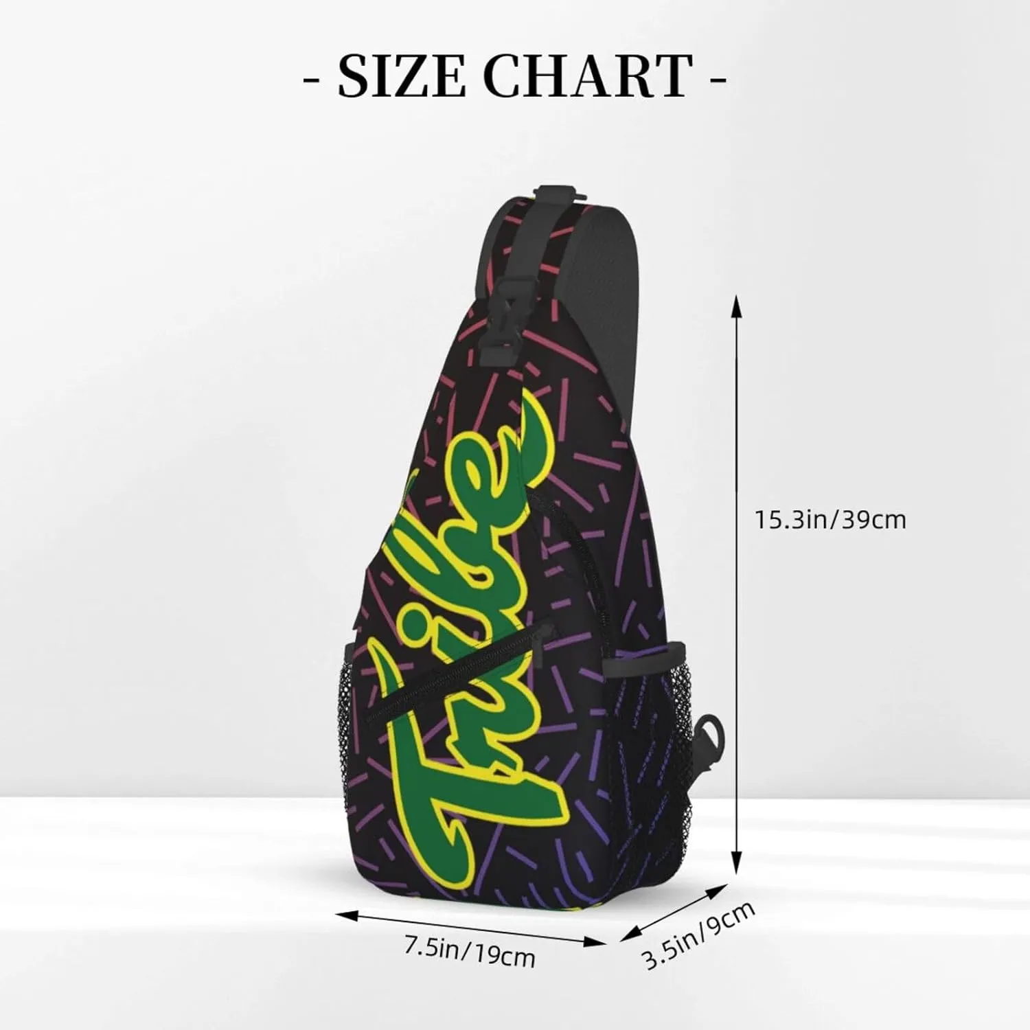William Mary College University Small Crossbody Backpack Sling Bag For Men Women Mini One Shoulder Chest Bags Gym Sport Travel Hiking Daypack