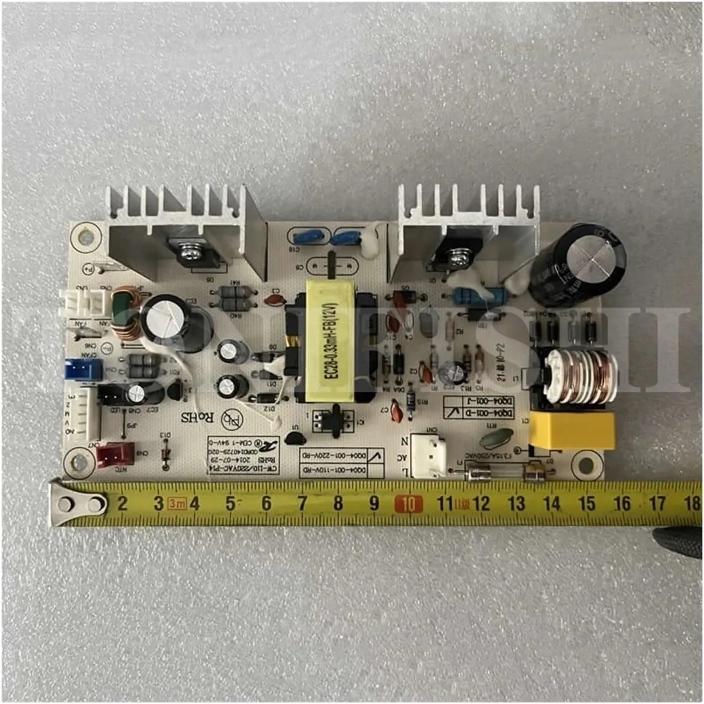 Wine Cooler Accessories，DQ004-001-D Red Wine Cabinet Circuit Board DQ04-001-J Wine Cabinet Main Board 220V Power Supply Board Replacement Parts(DQ004-001-D)