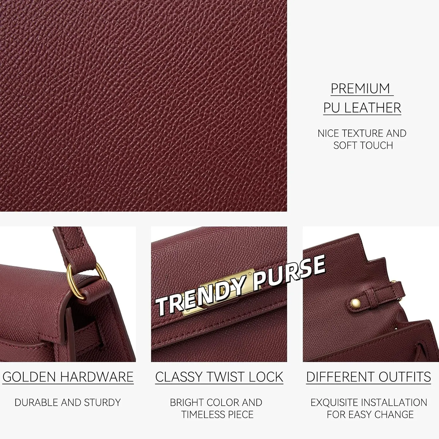 Women Handbags Shoulder Bag Clutch Purse Shoulder Purse for Women Trendy Small Handbags