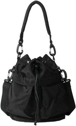 Women’s Drawstring Bucket Bag Nylon Crossbody Bag Tote Handbags Casual Hobo Shoulder Purse