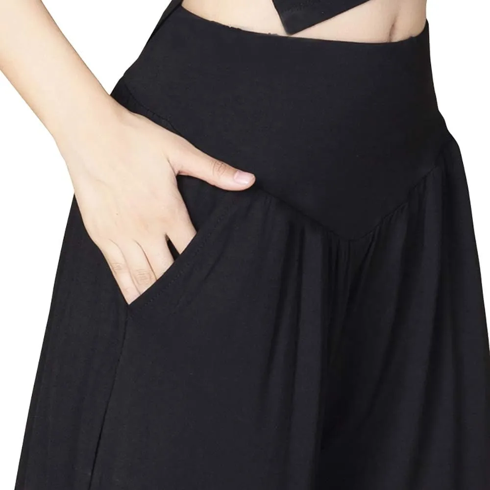 Women's Elastic Soft Modal Yoga Sports Pants Dance Harem Pants