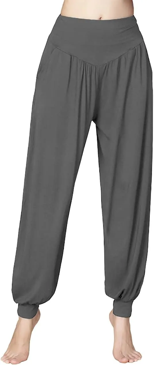 Women's Elastic Soft Modal Yoga Sports Pants Dance Harem Pants
