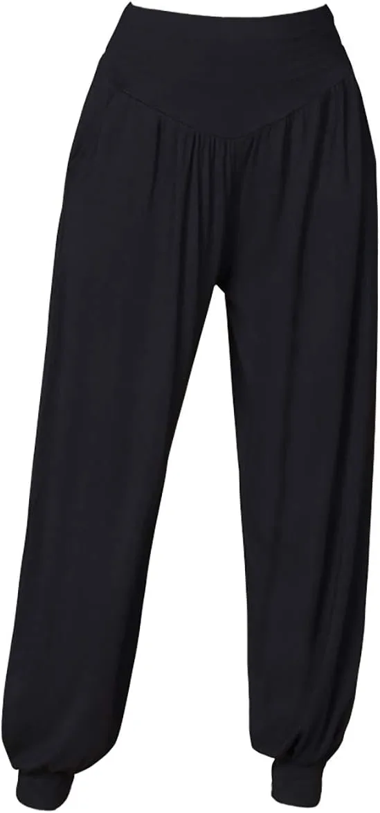 Women's Elastic Soft Modal Yoga Sports Pants Dance Harem Pants