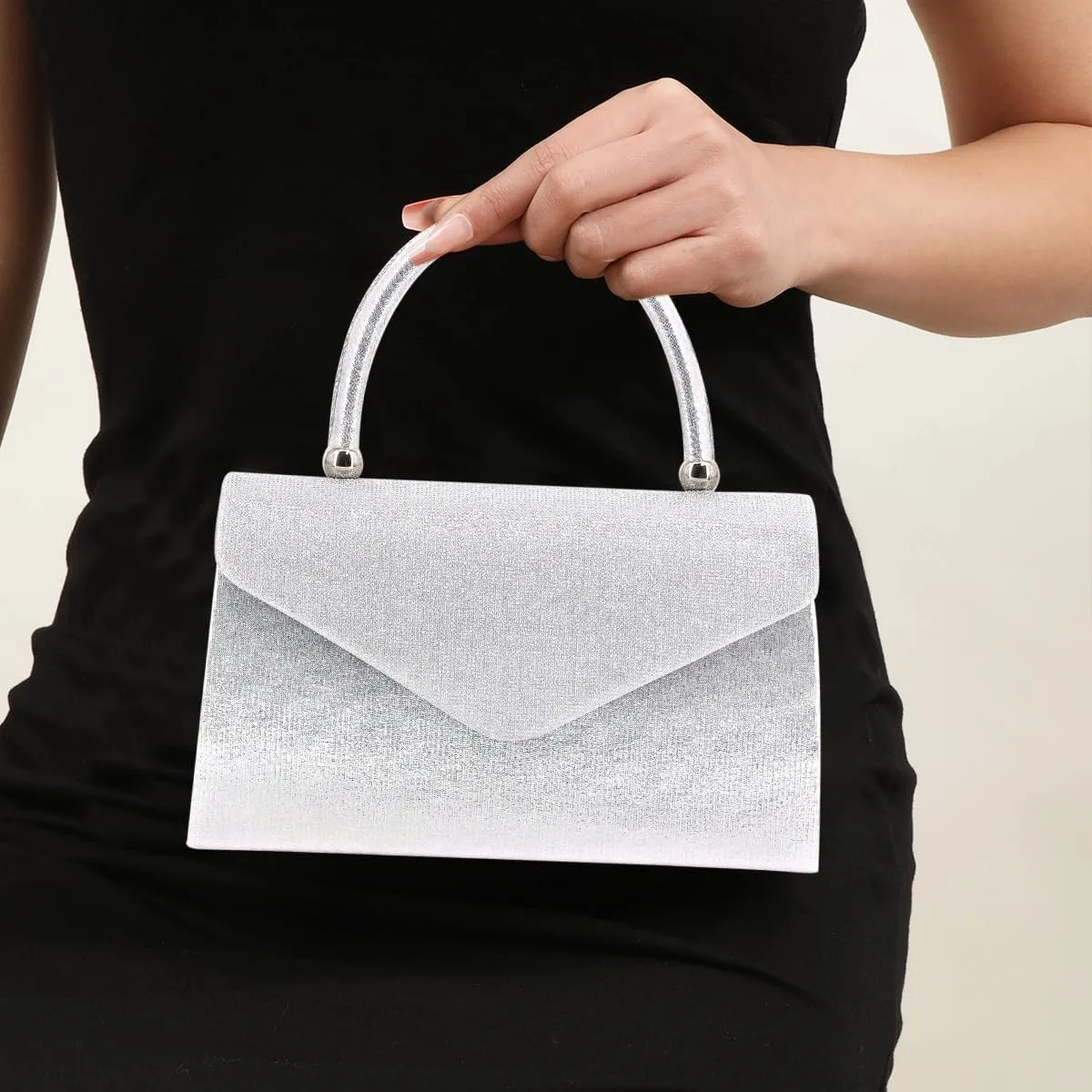 Women's Luxury Rhinestone Decor Shiny Evening Bag Party Clutches Wedding Purses Cocktail Prom Handbags