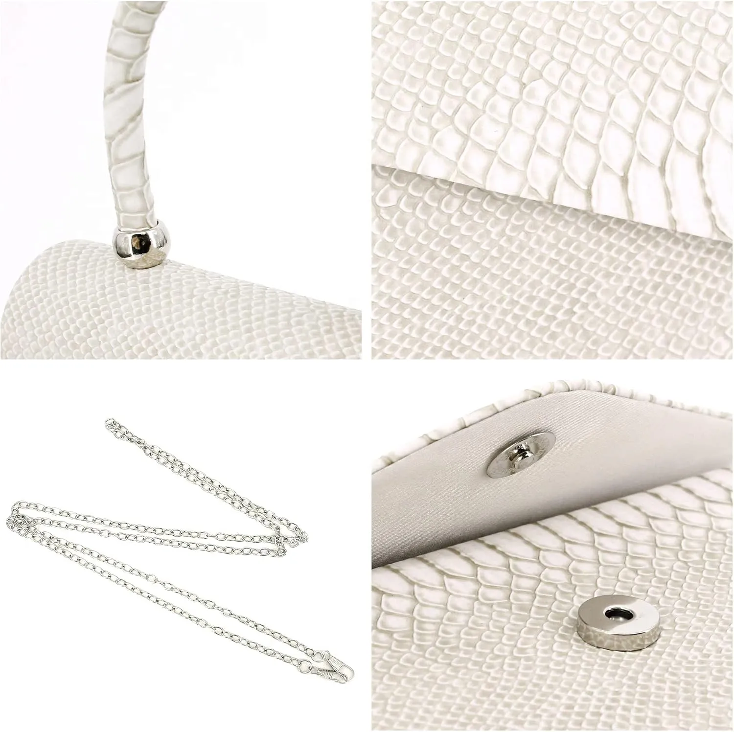Women's Luxury Rhinestone Decor Shiny Evening Bag Party Clutches Wedding Purses Cocktail Prom Handbags