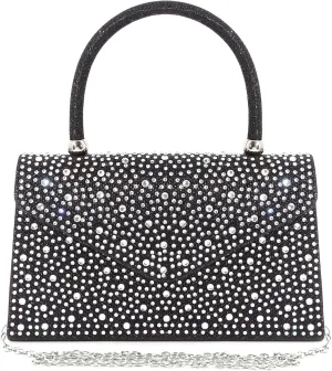 Women's Luxury Rhinestone Decor Shiny Evening Bag Party Clutches Wedding Purses Cocktail Prom Handbags