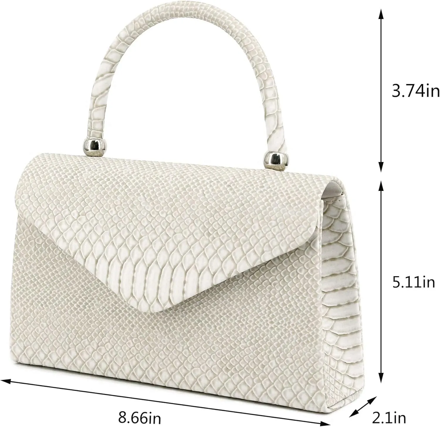 Women's Luxury Rhinestone Decor Shiny Evening Bag Party Clutches Wedding Purses Cocktail Prom Handbags