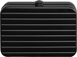 Womens Metal Handbag Fashion Hard Case Evening Clutch Daily Casual Handbags