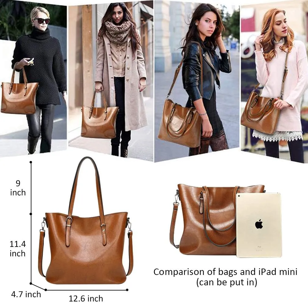 Women's PU Lychee One-shoulder Diagonal Bag Middle-aged and Elderly Mothers Tote