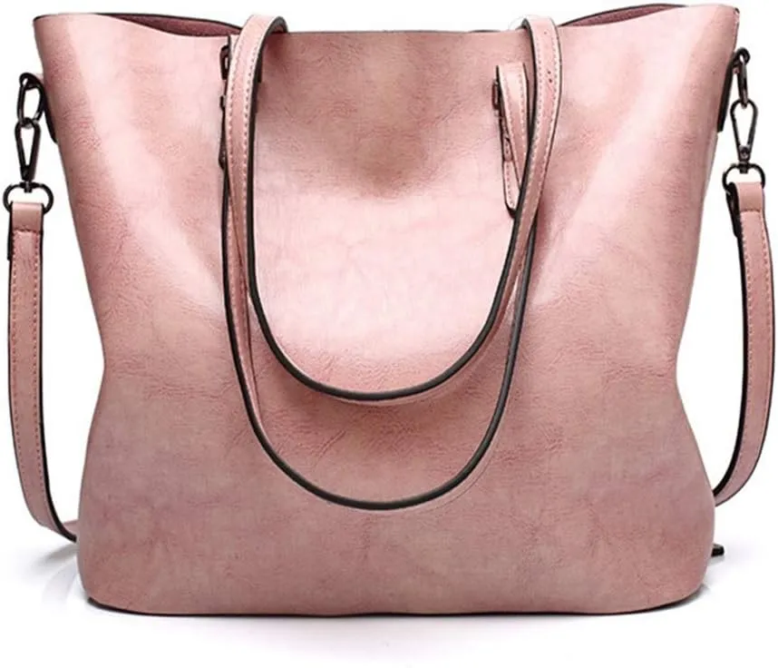 Women's PU Lychee One-shoulder Diagonal Bag Middle-aged and Elderly Mothers Tote
