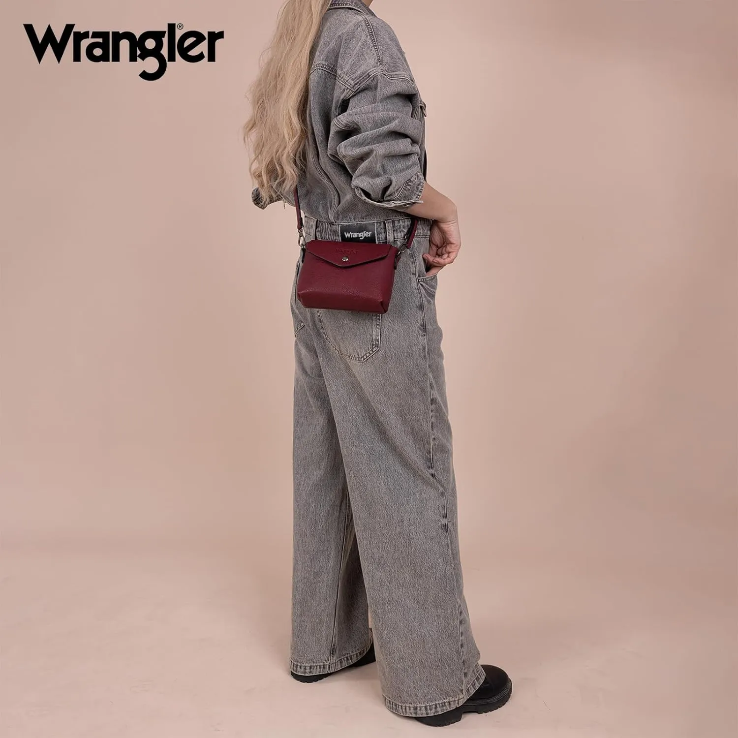 Wrangler Tote Handbags for Women Vegan Leather Shoulder Tote Purse with Small Crossbody Bag