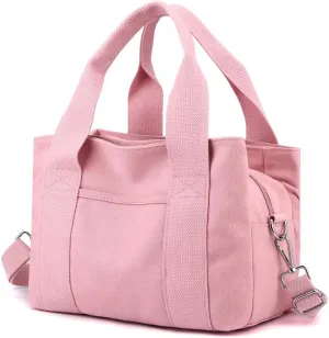 Wxnow Canvas Messenger bags for women,Tote Crossbody Shoulder Bag Satchel Purse