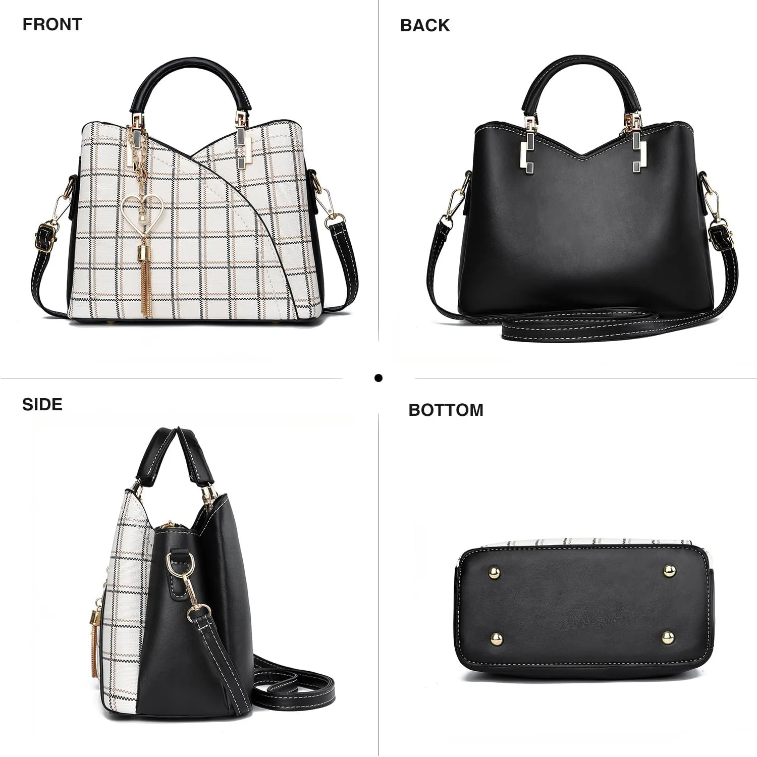 Xiaoyu Small Purses and Handbags for Women Fashion Crossbody Bag Lightweight Shoulder Bag Top Handle Satchel Purse