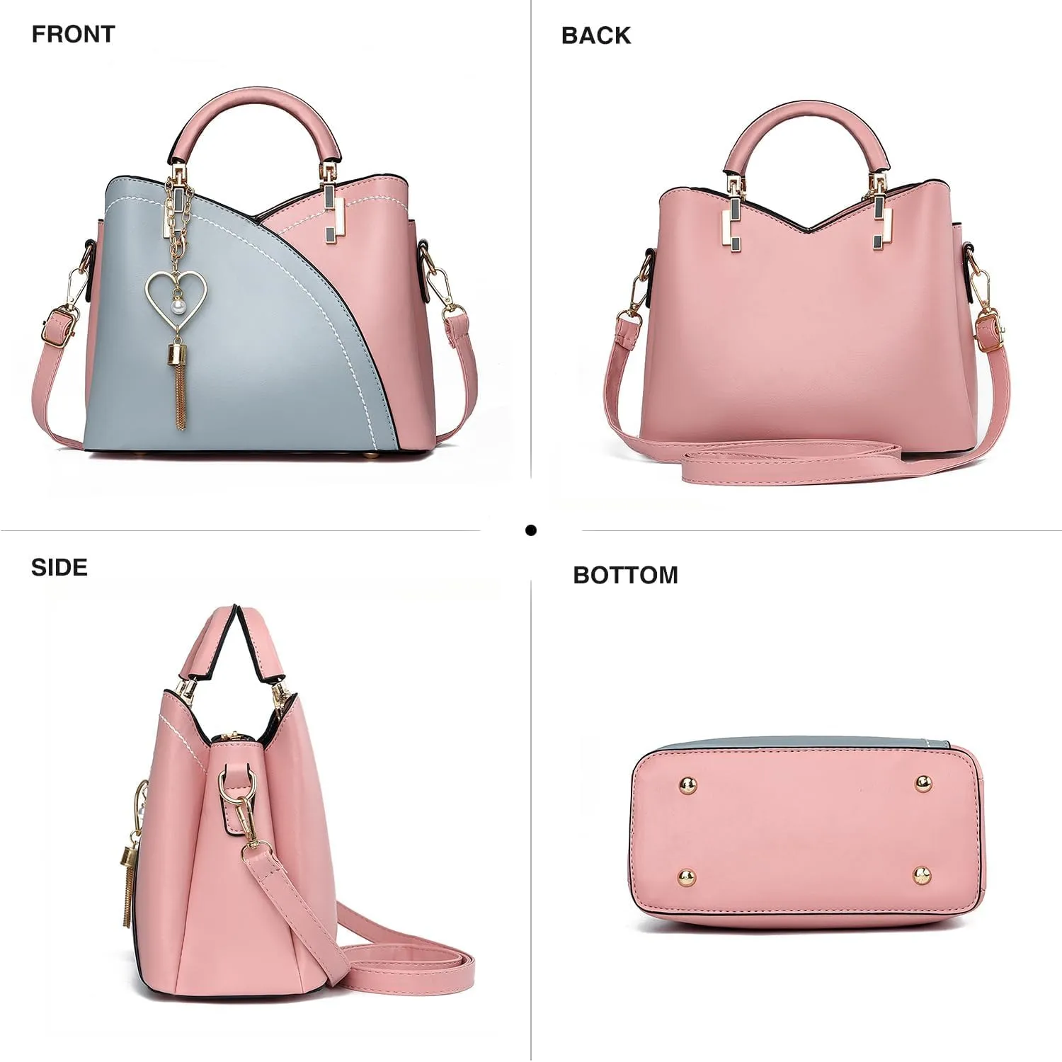 Xiaoyu Small Purses and Handbags for Women Fashion Crossbody Bag Lightweight Shoulder Bag Top Handle Satchel Purse