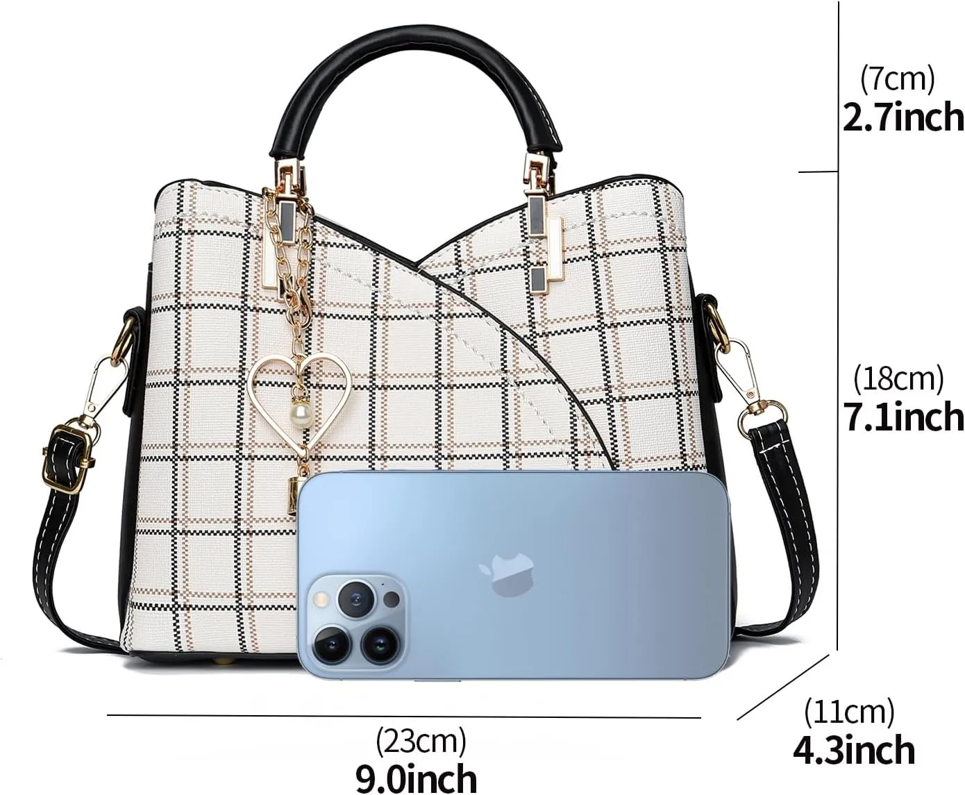Xiaoyu Small Purses and Handbags for Women Fashion Crossbody Bag Lightweight Shoulder Bag Top Handle Satchel Purse