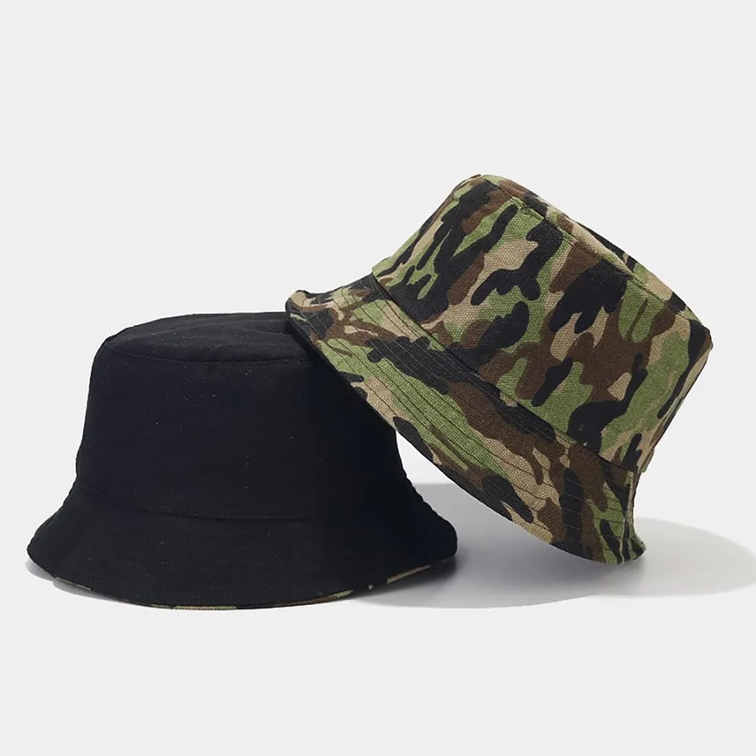 XYIYI Cute Bucket Hat Beach Fisherman Hats for Women, Reversible Double-Side-Wear