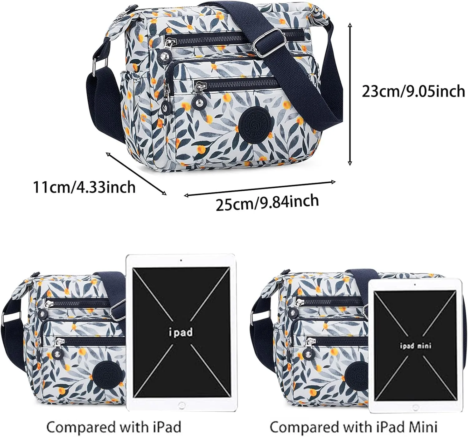 YYW Crossbody Bag for Women Multifunctional Shoulder Handbags for Daily Use Travel Work