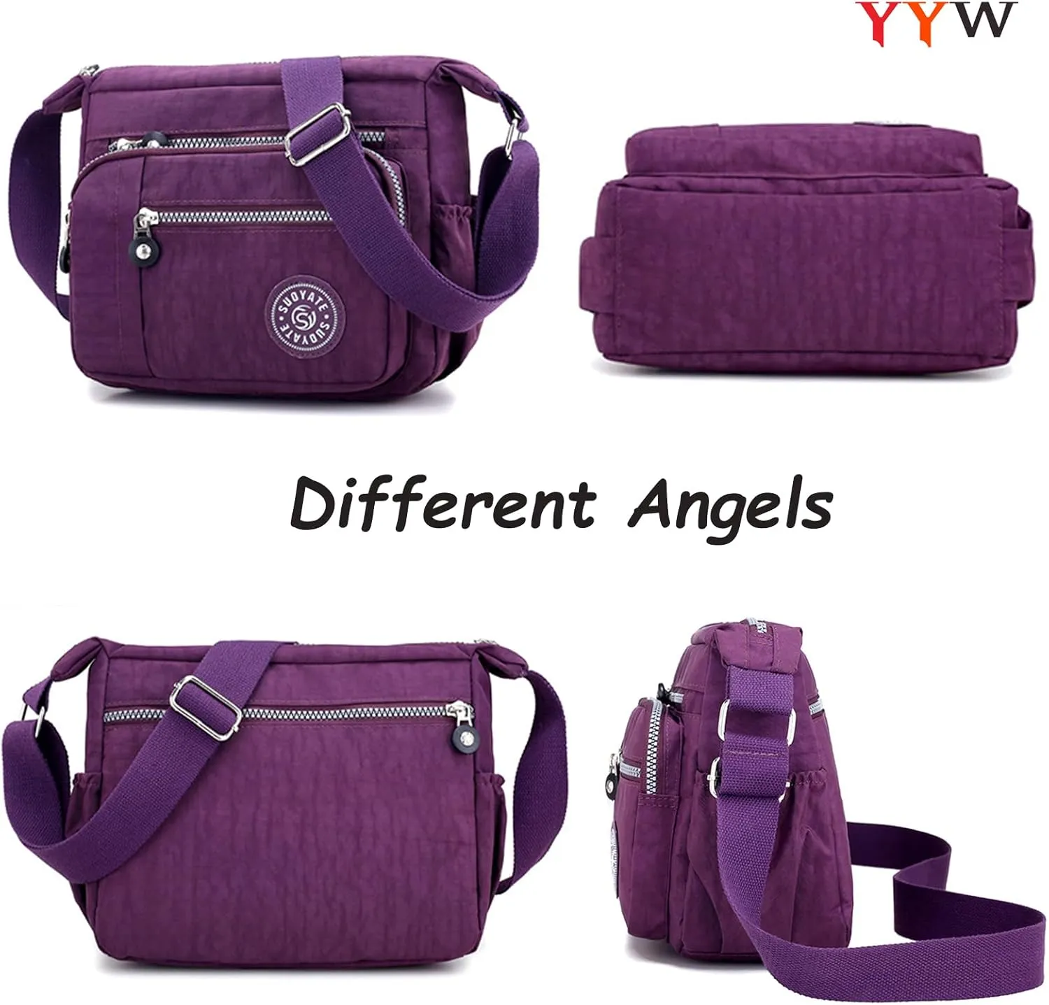 YYW Crossbody Bag for Women Multifunctional Shoulder Handbags for Daily Use Travel Work