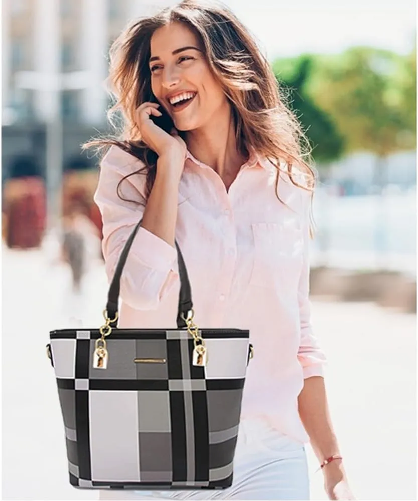 ZiMing 6-Pcs Women's Handbag Set: Shoulder, Tote, Satchel, Crossbody, Top-Handle, Boston & Messenger Bags